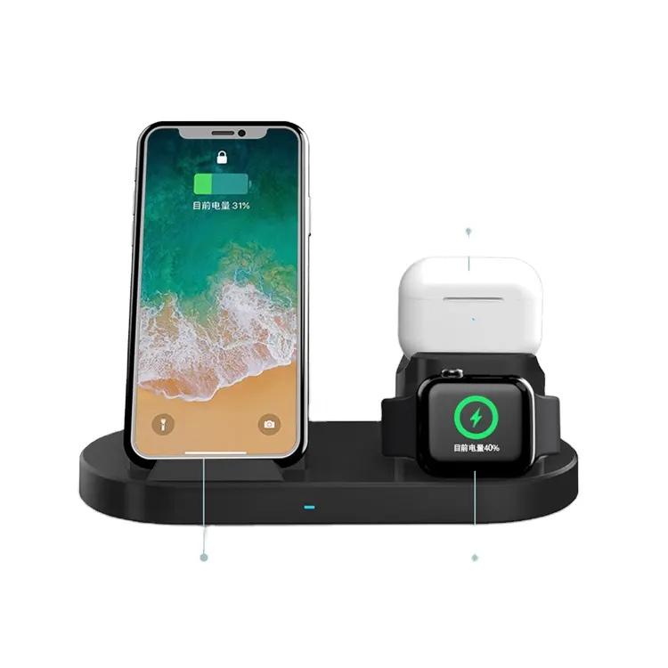 Wholesale 3 In 1 Wireless Charger Stand Super Fast Wireless Charging Dock Cradle