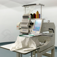 Logiciel de numérisation Dahao A15, machine à broder automatique informatisée, modèle à tête unique QM-1201 à vendre