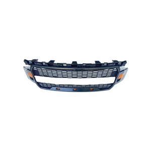 Nuevas piezas de carrocería de alta calidad, montaje de rejilla superior delantera cromada, rejilla delantera de coche plateada para <span class=keywords><strong>Lincoln</strong></span> <span class=keywords><strong>Navigator</strong></span> 2019 2020 <span class=keywords><strong>2021</strong></span> - Product Image 1