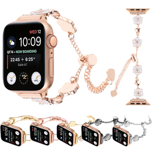 Diamant Femmes Bling Dressy <span class=keywords><strong>Bracelet</strong></span> <span class=keywords><strong>Bracelet</strong></span> En Métal De Luxe Bande Pour <span class=keywords><strong>Apple</strong></span> <span class=keywords><strong>Watch</strong></span> 8 Ultra 49mm 38/40/41/44/45mm iwatch Série <span class=keywords><strong>7</strong></span> se 3 - Product Image 1