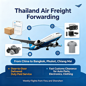 บริษัทขนส่งสินค้าทางอากาศ+ด่วนระดับ A ของไทย จัดส่งจากจีนไปกรุงเทพ ปัตตาเลี่ยง ช้างเมือง บริการส่งถึงหน้าประตูบ้าน ระยะเวลาขนส่ง 5-10 วัน - Product Image 1