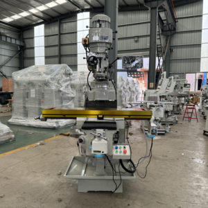 Fraiseuse à métaux 4H universelle manuelle à tourelle, fraiseuse verticale manuelle multifonctionnelle - Product Image 3