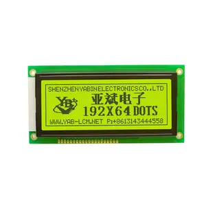 4.3 Inch 192X64 Graphic Module Serial Interface Monochrome LCD Display