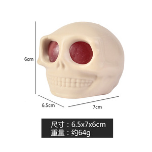 Unisex Halloween <span class=keywords><strong>Skull</strong></span> Bóp Đồ Chơi Vui Prank Lừa Cho Trẻ Em Người Lớn Nước Worm Thiết Kế Cho 5-7 Năm Bán Buôn Căng Thẳng Cứu Trợ Đồ Chơi - Product Image 5