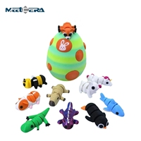 Juego de Juguetes de Dinosaurio Rinoceronte Móvil Impreso en 3D con Entrega Rápida, para Decoración Creativa de Modelos