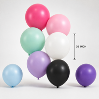 Ballons ronds en latex colorés de 36 pouces, décoration de mariage, ballons géants en hélium, décoration de fête d'anniversaire, ballons gonflables
