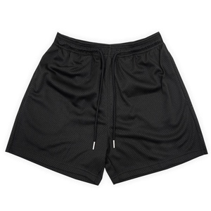 Custom Drawstring Workout Jogger <b>Pants</b> Fashion <b>Cropped</b> Fit Polyester Basketball Mesh Sport Shorts Unisex Summer Basic <b>Men</b> Shorts - Product Image 5