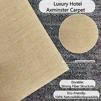 Tapis en laine Axminster 80% laine 20% nylon, tissé, tapis de luxe pour hôtel, 4 m de large, motif personnalisé pour hôtel 5 étoiles, casino