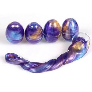 Nueva Venta caliente no pegajoso OEM estrés bola huevo DIY Galaxy Slime - Product Image 3