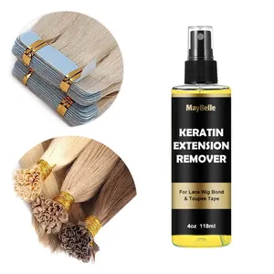 4oz thành phần tự nhiên tác dụng nhanh Keratin phần mở rộng tóc Remover phun Băng Remover Keratin mở rộng Remover