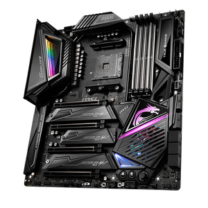 Ban đầu mới cho MSI Meg x570 thần thánh Máy tính để bàn Bo mạch chủ E-ATX hình thức yếu tố đôi <span class=keywords><strong>DDR4</strong></span> Bộ nhớ kênh hỗ trợ lên đến 128 GB <span class=keywords><strong>RAM</strong></span> - Product Image 4