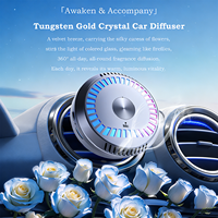 Nouvelle conception de diffuseur d'arômes automatique pour voiture, machine à gel parfumé, désodorisant rond pour aromathérapie