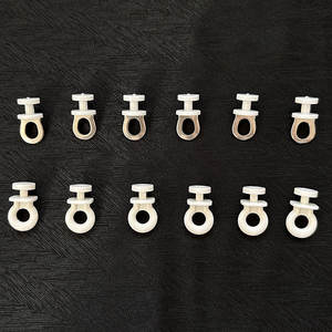 KBR-Glissières à <span class=keywords><strong>rideau</strong></span> en <span class=keywords><strong>plastique</strong></span> nano blanc, glissières sans effort, <span class=keywords><strong>pour</strong></span> fenêtre, baptême, style romain - Product Image 3