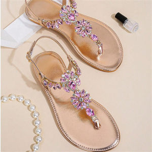 Sandalias Planas de Playa para Mujer, Diseño de Alta Calidad 2026, Chanclas Transpirables y Modernas, Calzado Casual - Product Image 2