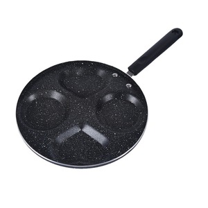 Maifan Stone Non-Stick Frying Pan 4-Hole Round Mini Egg Pan For Home Use With Composite Aluminum Construction - Product Image 1