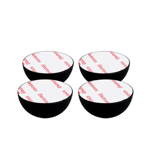 Patas hemisféricas de silicona autoadhesivas de 2 pulgadas para aislamiento de vibraciones en altavoces de tocadiscos, almohadilla de goma de alta densidad. - Product Image 3