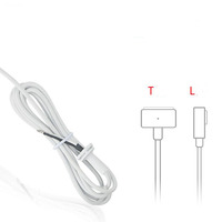 Connecteur d'Alimentation Jack 45W 60W 87W, Câble DC 2 Cœurs, Fiche Adaptateur Chargeur, Cordon de Réparation pour MacBook Air/Pro 1&2