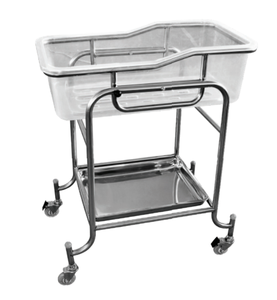 Shiye-Cuna médica móvil de acero inoxidable de alta calidad, muebles de <span class=keywords><strong>hospital</strong></span>, carrito de bebé recién nacido, camas para bebés, 1 - Product Image 1