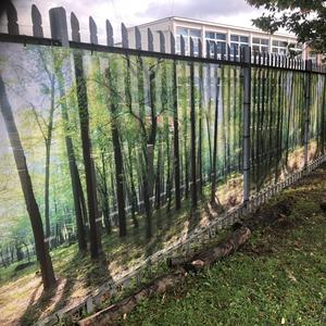 ที่คลุมสวนรั้วตาข่ายพีวีซีออกแบบได้ตามต้องการสำหรับพืชและป่าไม้รั้วกลางแจ้ง - Product Image 3