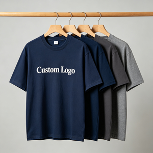 Bulk Wholesale 100% Cotton 220gsm Regular Fit Crew Neck Men <b>Tshirt</b> Heat <b>Transfer</b> for Sports Casual Wear - Product Image 2