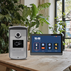 Offre Spéciale : Système d'interphone vidéo Tuya Wifi avec caméra de <span class=keywords><strong>sonnette</strong></span>, moniteur HD 7 pouces, vision nocturne et système d'entrée RFID pour villa - Product Image 1