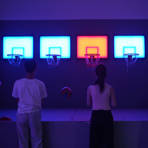 Aros de Baloncesto LED Interactivos Pixfi Games para Interiores, Juego Educativo de Baloncesto para Niños, Centro de Juegos - Product Image 2