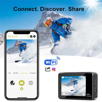 Caméra d'action sport CJ132 2024 nouvelle caméra d'action Wifi UHD 4K 30fps avec double écran coloré Camara De Accion 4K