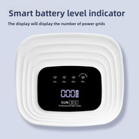 Nouveaux produits, instrument de manucure de haute qualité, lampe à ongles UV LED, utilisation en salon, ensemble de soins des ongles portable en matériau ABS, vernis à ongles en gel