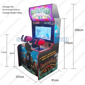 Machine de jeu d'arcade de tir en métal avec écran LCD 55 pouces, fonctionnant à monnayeur, modèle <span class=keywords><strong>Death</strong></span> Storm, avec garantie d'un an, jeu de tir pour centres de jeux - Product Image 4