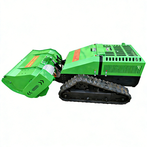 <span class=keywords><strong>Robot</strong></span> tondeuse portable télécommandé à chenilles, autopropulsé, à essence, de type broyeur, pour l'élimination des mauvaises herbes et du gazon - Product Image 3