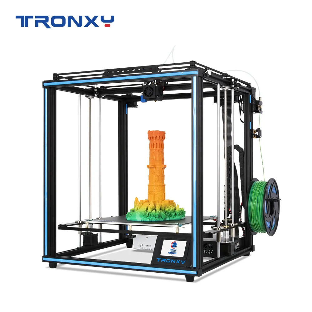 Nouvelle Tronxy X5SA — imprimante 3d, Kit d'installation autonome, amélioration du X5SA, 24V, CoreXY, plaque de construction métallique