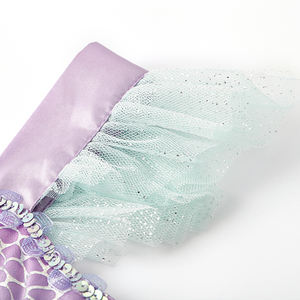 Meerjungfrau-Kostüm für Mädchen, Arielle, Halloween, TV-Film, Spitzenkleider, Polyester, Kinder, Karneval, Geburtstag, Cosplay - Product Image 4