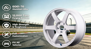 Rines Forjados HZH 4x100 5x100 5x112 5x120 5x114.3 de 18 Pulgadas Te37 para BMW E92 F87 F80 F82 <span class=keywords><strong>M2</strong></span> M3 - Product Image 4