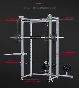 Entraîneur multifonction Smith Machine Squat Rack mural Power Rack entraîneur fonctionnel - Product Image 6