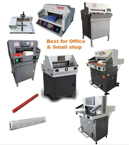 Hydraulic Paper Cutter Automatic Digital Cutting Paper Machine 3.15 Inch Cutting Thickness 19.3" Cutting Length Paper Trimmer