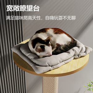 Bruce Cat Tree 4 Levels Modern Large Multi Layer Space Capsule Cat Bed With Scratcher For Multiple Cats - Product Image 4