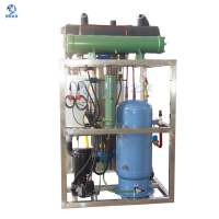 Fabricant chinois Haiyue, machine à glace en tubes de 2 tonnes avec certification CE, machine à glace en tubes commerciale pour usine de glace, fabricant de glace en tubes sur mesure