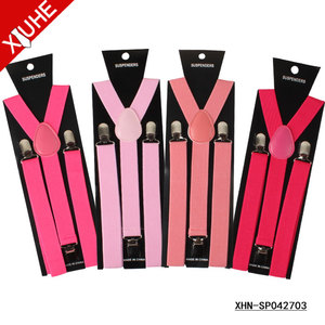 Zhejiang vente en gros personnalisé noir jaune plaine pas cher <span class=keywords><strong>garçon</strong></span> élastique 3 Clips <span class=keywords><strong>bretelles</strong></span> pour hommes - Product Image 3