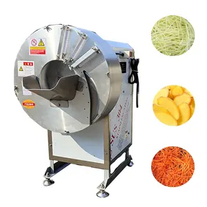 Machine automatique de découpe de légumes approuvée Ce, trancheur de chips de bananes, de gingembre, de patates douces et de carottes