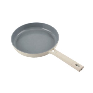 28 cm Home Cooking Aluminum Cookware Set Tempered Glass Lid Die-<b>Cast</b> Fry <b>Pan</b> Stainless Steel Bakelite Induction Silicone Plastic - Product Image 4