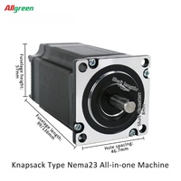 Motor Stepper Terintegrasi Loop Tertutup 2 Fase Nema23 2/3N.m 36V 3A/4A 1000PPR Kit Driver untuk Robot Industri Langsung dari Pabrik