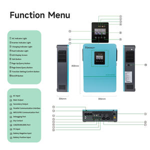 5.5KW 3.6KW saf sinüs dalgası hibrid güneş inverteri 24 <span class=keywords><strong>Volt</strong></span> güneş enerjisi sistemi için 220 <span class=keywords><strong>Volt</strong></span> güneş invertör - Product Image 3
