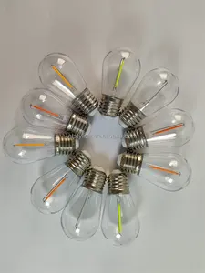 Hot Sale Low Price 1w 2w E27 E26 S14 Led Filament Bulb Replaceable To String Lights