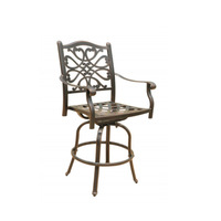 Ensemble table et chaises d'extérieur en alliage d'aluminium, combinaison tabourets de bar pour patio/jardin, ensemble trois pièces pour balcon, chaises de repas imperméables