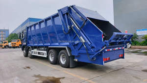 Camion Compacteur de Déchets Automatique à Chargement Arrière LHD RHD 8X4 Robuste Prix Usine - Product Image 2