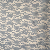 Tissu en dentelle imprimée ajourée 100 % polyester 91 GSM, dentelle tricotée inodore pour robe de mariée, tenue de scène, vêtements pour enfants