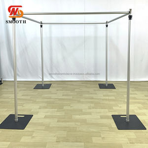 ขาตั้งฉากหลังงานแต่งงานแบบปรับได้ ทำจากโลหะอะลูมิเนียม สำหรับงานแต่งงาน งานเลี้ยง และงานอื่นๆ - Product Image 6