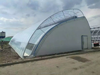 La serre solaire commerciale la moins chère avec double isolation pour l'hiver et les zones froides