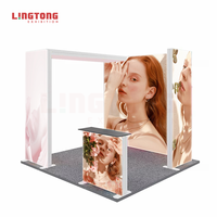 Kiosque mural personnalisé, taille sur mesure, cadre en aluminium portable, stand d'exposition écologique pour EXPO, événement, foire commerciale