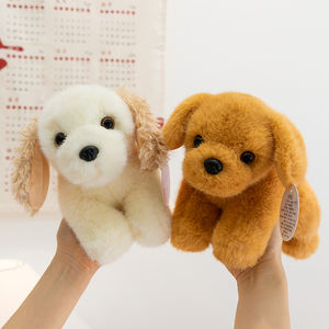 Peluche personnalisée Little Golden Retriever, jouet en peluche doux, poupée en coton PP, couverture pour enfants, emballage sous vide - Product Image 1